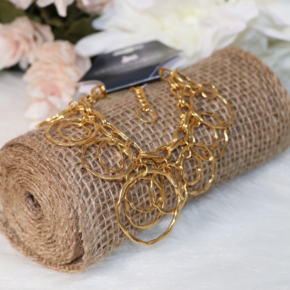 Gold Colored Dangle Bracelet
